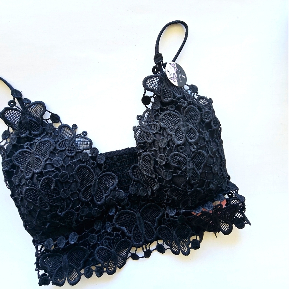 NWT! Rue 21 Black Lace Bralette